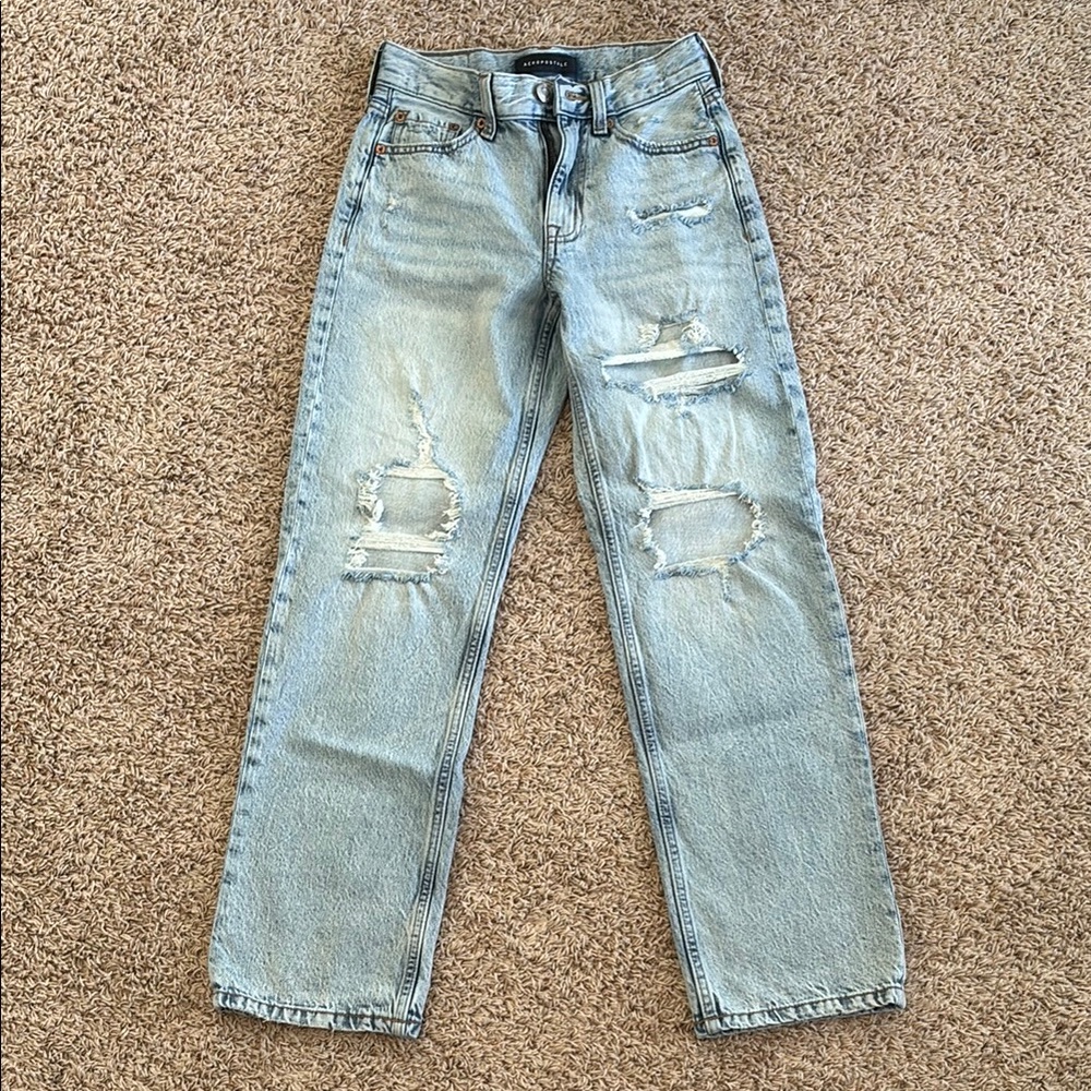 🩵Aeropostale Baggy Distressed Jeans🩵